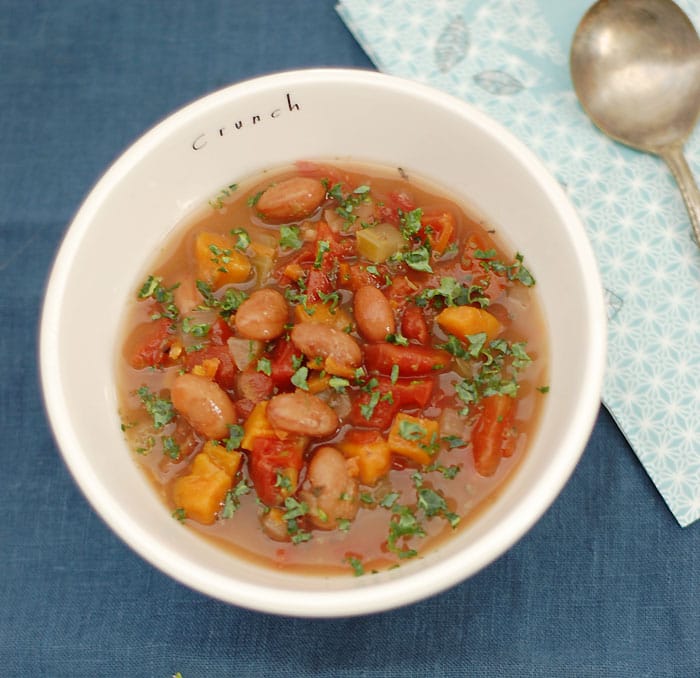 slow cooker cranberry bean 