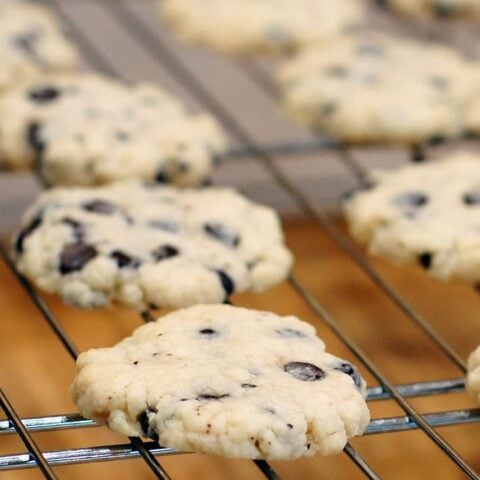 Stevia Chocolate Chip Shortbread