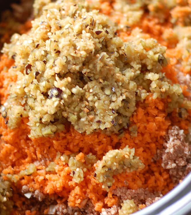 Slow Cooker Vegan Bolognese Slow Cooker Vegan Bolognese with Cauliflower, Eggplant, Mushrooms and Carrots | HealthySlowCooking.com