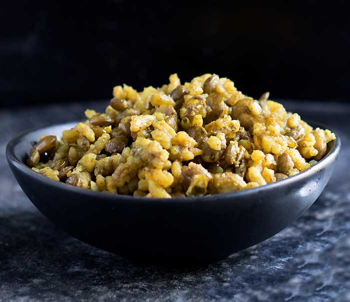 Budget Friendly Spiced Instant Pot Lentils and Rice #TeeterTreats, #TeeterRecipes