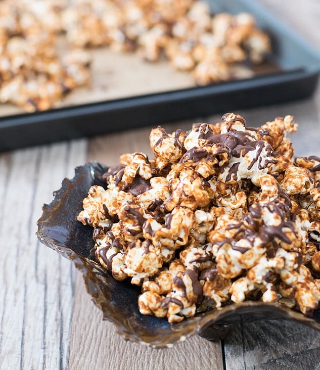 Peanut Butter Cup Popcorn from DIY Vegan