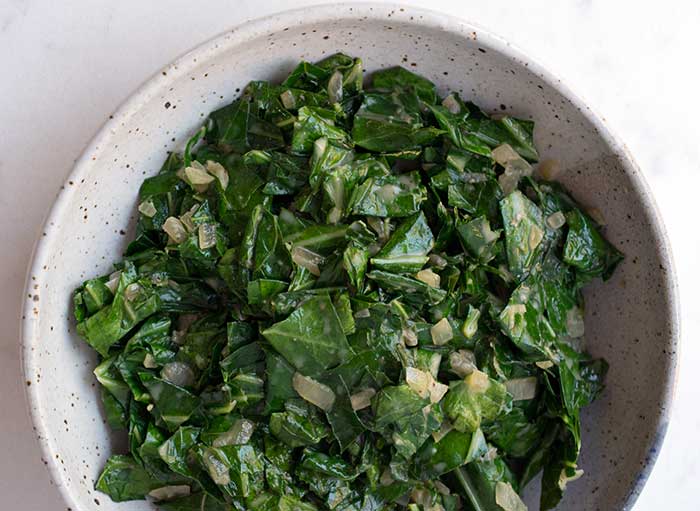 Creamy Vegan Greens and a Food Safety Lesson